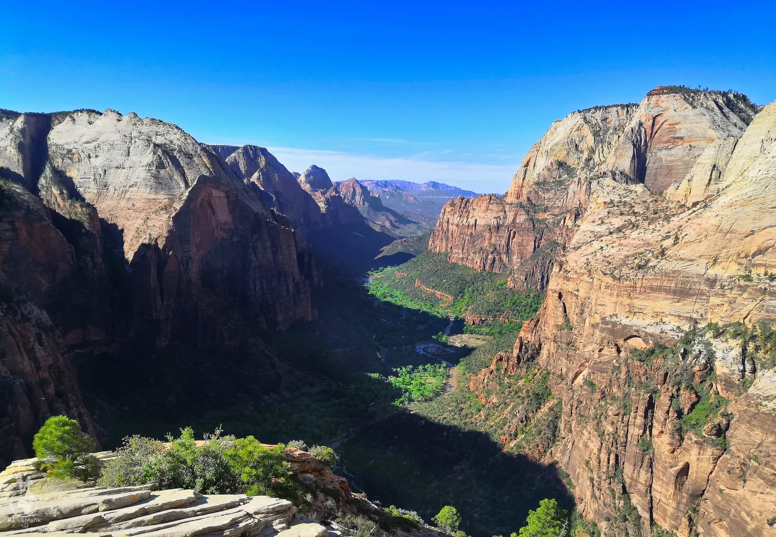 Vyhlídka z Angel's Landing