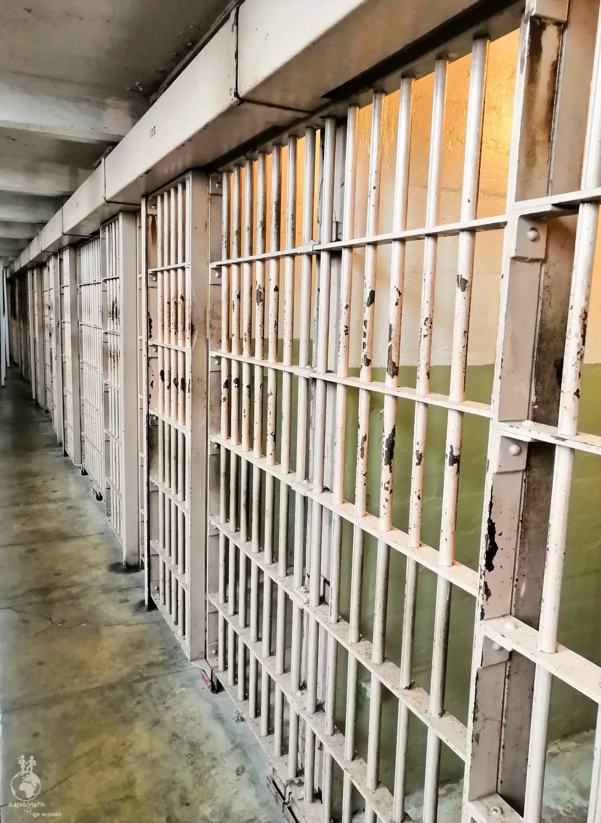 Cely ve známém vězení Alcatraz