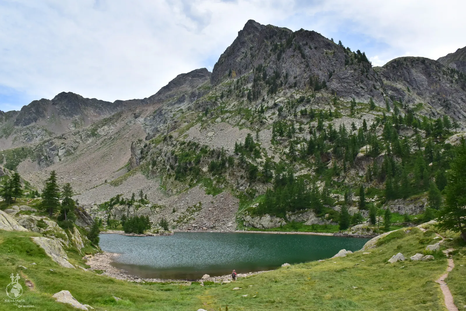 Jezero Lac de Trécolpas