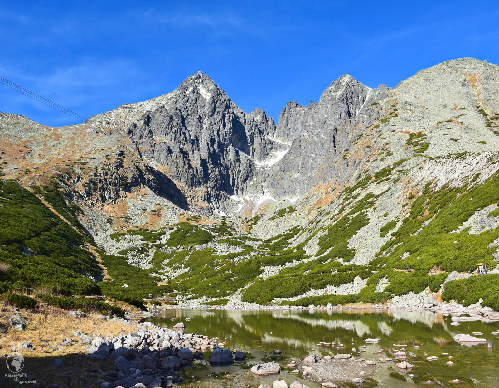 Skalnaté pleso a v dálce Lomnický Štít